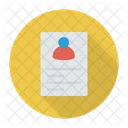 Cv Document File Icon