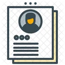 Cv Team Resume Icon