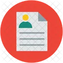 Cv Curriculum Vitae Icon