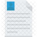 Cv Document Resume Icon