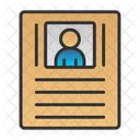 Cv Resume Curriculum Icon