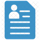 Cv Document File Icon