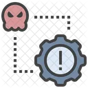 Cyber Attack Error System Error System Icon