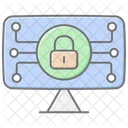 Cyber Lockdown Lineal Color Icon アイコン