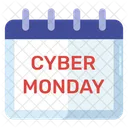 Cyber Monday Black Friday Sale Event Icon