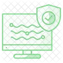 Cyber Wave Security Icon