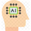 Cybernetics Implant Brain Symbol