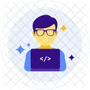 Cypherpunk Coder Coding Icon