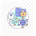 Cybersecurity and privacy  Icon