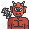 Cyclops Monster Halloween Icon