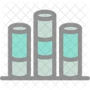 Cylindrical Bars  Icon