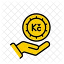 Czech Koruna Coin Business Money Icon