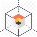 D Box Cube Icon