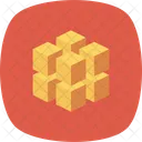 D Block Box Icon