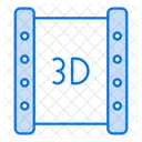 3 D Movie Cinema Movie Icon