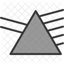 D Prisma Hexagonal Forma D Geometrica Icono