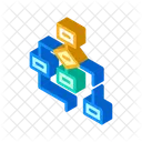 Program Hierarchy Isometric Icon