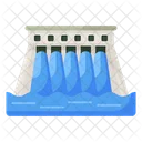 Dam Barrage Embankment Icon