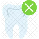 Damaged Teeth Cracked Broken Icon