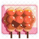 Dango Japon Comida Icono