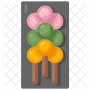 Dango Snack Candy Icon