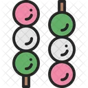 Dango Mochi Dessert Icon