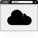 Dark Cloud Storage Icon