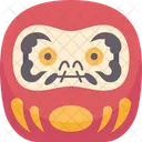 Daruma Japanese Luck Icon