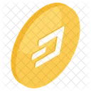 Dash Coin Cryptocurrency Crypto Icon