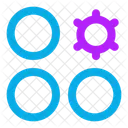 Dashboard Circle Settings  Icon