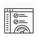 Dashboard Speed Icono