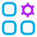 Dashboard Square Setting  Icon