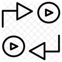 Data Sharing Video Icon