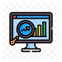 Data Analysics Seo And Web Data Flow Icon