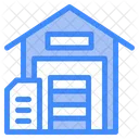 Data Centers Data House Server Room Icon