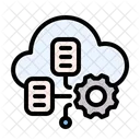 Data cloud  Icon