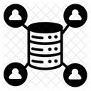 Computing Cluster Database Cluster Data Network Icon