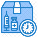 Data De Validade Da Vacina Hora Relogio Ícone