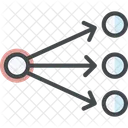 Data Flow Algorithm Chart Icon