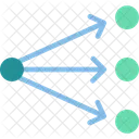 Data Flow Algorithm Chart Icon