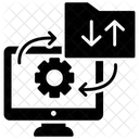 Data Management Data Processing Data Setting Icon