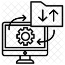 Data Transfer Data Synchronization Data Management Icon