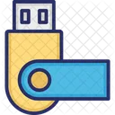 Data Saver Flash Data Stick Disk Device Icon