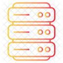 データ サーバー、データベース、ストレージ アイコン
