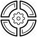 Data Settings Circle Chart Graphical Settings Icon