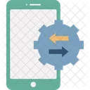 Data Transfer Data Transfer App Exchanging Info Icon