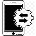 Data Transfer Data Transfer App Exchanging Info Icon