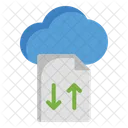 Data Transfer Arrow Big Data Icon