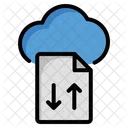 Data Transfer Arrow Big Data Icon