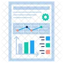 Data Visualization Financial Growth Analysis Business Profit Icon